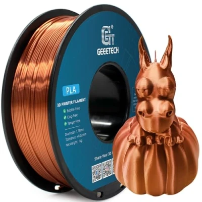 Afbeelding van GEEETECH PLA filament 1,75 mm Silk Copper 3D printer 1 kg spoel