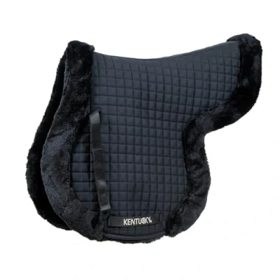 Image de Kentucky Tapis de Selle Saut Hunter Laine Noir Full