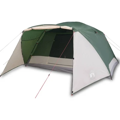 Afbeelding van Tent 4 persoons 350x280x155 cm 190T taft groen