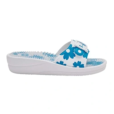 Afbeelding van Scholl Nieuwe massage, Sandaal Vrouwen, Blauw