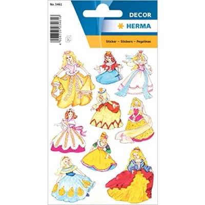 Afbeelding van HERMA 3461 Stickers Décor Prinsessen