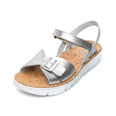 Afbeelding van Camper Oruga Sandalen, Dames, Maat: 37, Grey Leer