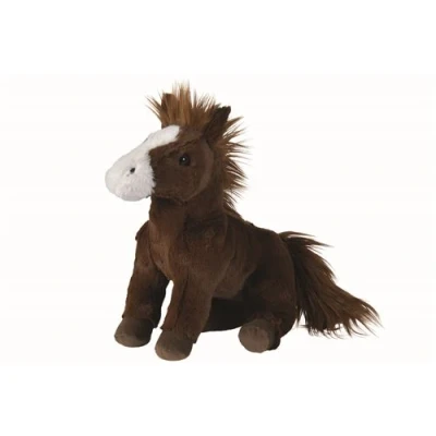 Image de Animal en peluche Nicotoy Cheval Marron 28 cm