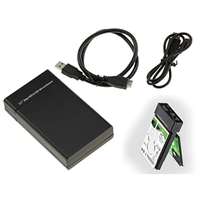 Afbeelding van KALEA INFORMATIQUE Behuizing USB 3.0 bay voor 2 SATA 2.5 harde schijven, met Raid Materiaal 0 1 0+1 en USB3 5G Link