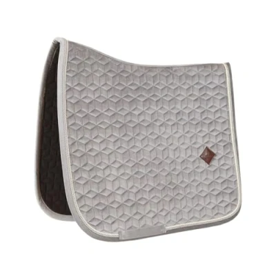 Afbeelding van Kentucky Horsewear Zadeldek Basic Velvet Lichtbruin Dressuur