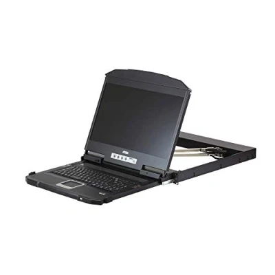 Afbeelding van ATEN CL3800NW KVM Console USB HDMI DVI VGA Dual Rail met Duitse toetsenbord indeling
