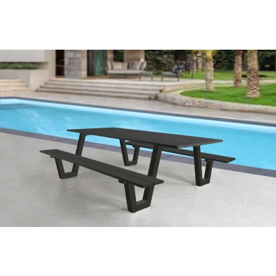Afbeelding van Sens Line London picnic bench 180 cm anthracite