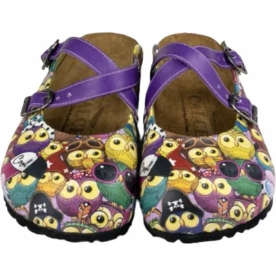 Afbeelding van Goby Owls Clogs Handgemaakt Premium Kwaliteit Maat 35
