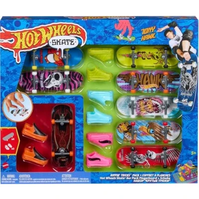 Image de Hotwheels skate fingerskate tony hawk pack fingerboards et chaussures HMY19