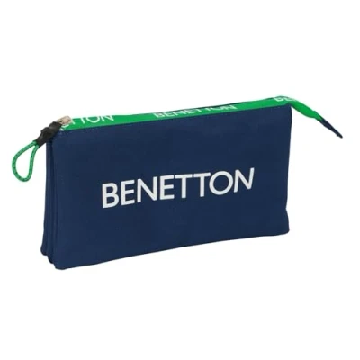 Afbeelding van Alleshouder Benetton Green Marineblauw 22 x 12 3 cm