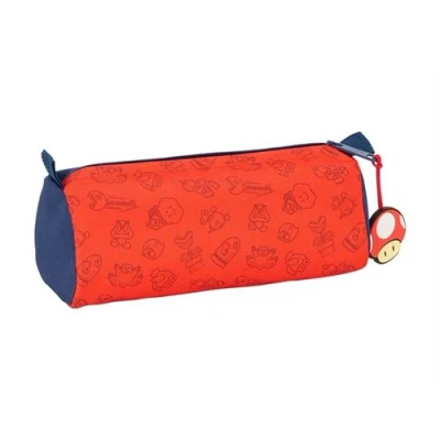 Afbeelding van Alleshouder Super Mario Trick Rood Donkerblauw 21 x 8 7 cm