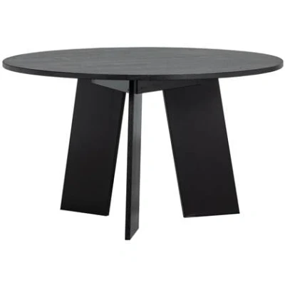Afbeelding van Basiclabel Fries Eettafel Eiken Blacknight 75x129x129