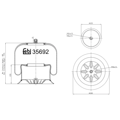 Afbeelding van Febi Bilstein Veerbalg 35692