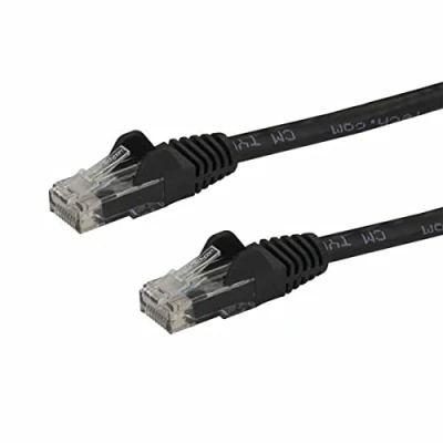 Afbeelding van StarTech.com Cat6 Gigabit UTP netwerkkabel zonder stekker, 5 m, RJ45 Ethernet kabel, zwart (N6PATC5MBK)