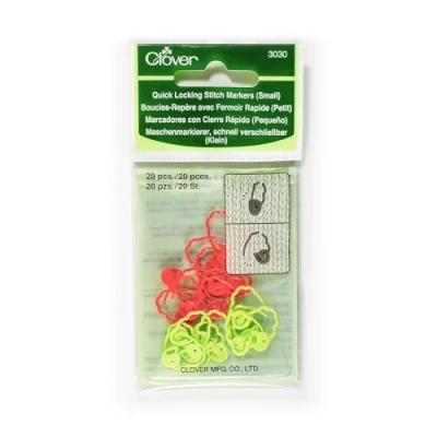 Afbeelding van Clover CL3030 vergrendelingspuntmarker, klein, kunststof, rood/groen, 13 x 6,5 0,5 cm