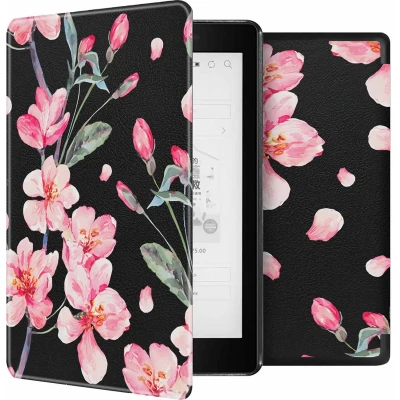 Afbeelding van imoshion Design Slim Hard Case Bookcase voor de Kobo Aura One Blossom