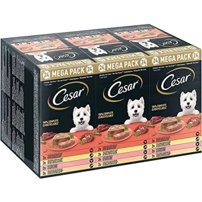 Afbeelding van 24 x 150 g Classic Terrine Megapak Cesar Hondenvoer