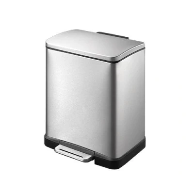 Image de Poubelle e cube step bin 12l inox mat, eko