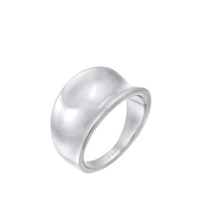 Afbeelding van Elli Basic Design Ring, Dames, Maat: 56, Silber