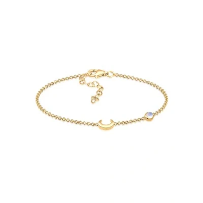 Afbeelding van Elli Halfmoon Astro Armband goldcoloured, Dames, Maat: 16, Gold coloured