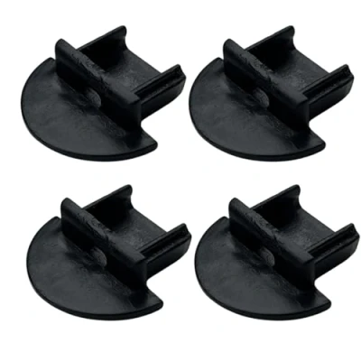 Afbeelding van Evotrade Inbouwbuis voor ledstrips (max. 10 mm), aluminium profiel met schaal 2 meter afwerking naar keuze + (per meter) (set van 4 zwarte doppen)