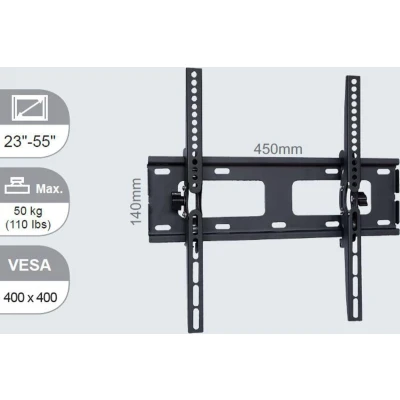 Afbeelding van Vivolink VLMW2355T, 139,7 cm (55&quot;), 200 x mm, 400 15 15, Staal, Zwart