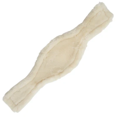 Afbeelding van Kentucky Horsewear Zadelgordelbescherming Anatomic Sheepskin Natuur