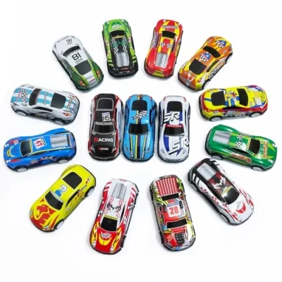 Afbeelding van BECILES Stunt 15 stuks kleine speelgoedauto&#039;s van legering voor educatief spel peuters (gemengde stijl)