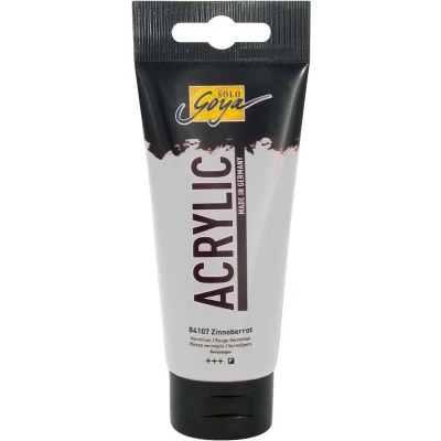 Afbeelding van Solo Goya Zilveren Acrylverf 100ml tube Hoge kwaliteit A merk