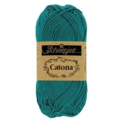 Afbeelding van Scheepjes Catona 50 gram 401 Dark Teal