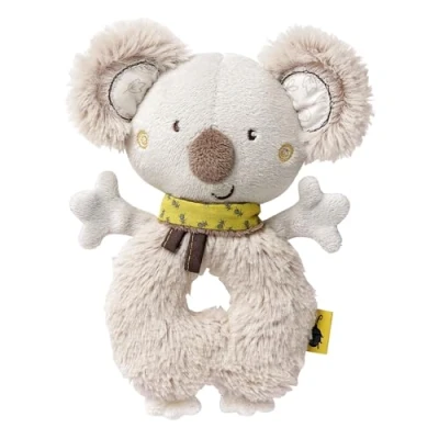 Afbeelding van Fehn Ratelring Koala voor baby&#039;s, pluche speelgoed met rammelaar, motorisch spelenderwijs leren, om in slaap te vallen, baby&#039;s en kinderen vanaf