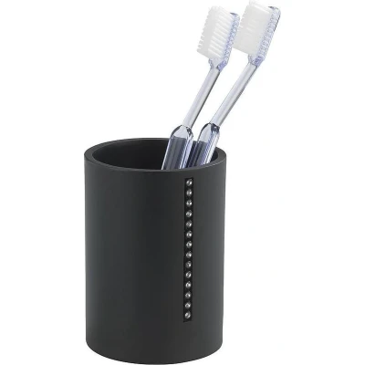 Afbeelding van Wenko Tandenborstelhouder Diamond 10 Cm Polyresin Zwart