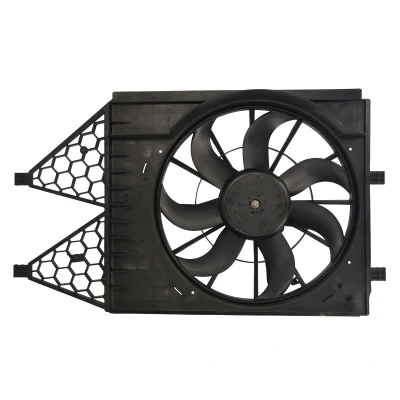 Afbeelding van THERMOTEC D8W048TT Radiator Ventilator 400 12 250 Met ventilatorraamwerk SEAT: Ibiza 4 Sportcoupe, VOLKSWAGEN: Polo V Hatchback, SKODA: Fabia 2