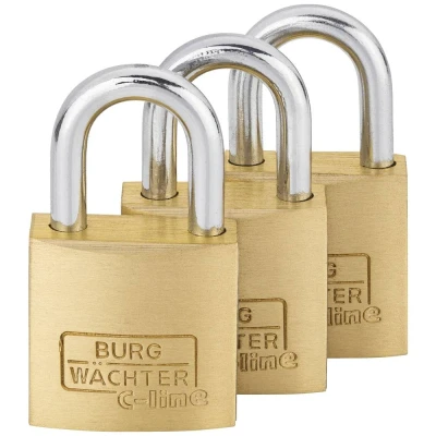 Afbeelding van Burg Wächter 29921 Hangslot 25.00 mm Gelijksluitend Messing Sleutelslot