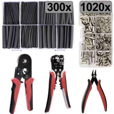 Afbeelding van TRU COMPONENTS TC 13377600 Assortiment adereindhulzen Ongeïsoleerd 1 set(s)