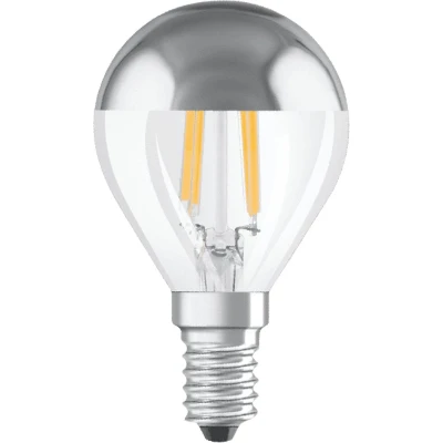 Afbeelding van Osram LED Filament Kopspiegel Kogel E14 4W (31W) Warm Wit Licht Niet Dimbaar