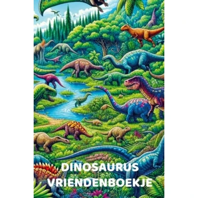 Afbeelding van Vriendenboekje Dino Jongens en Meisje