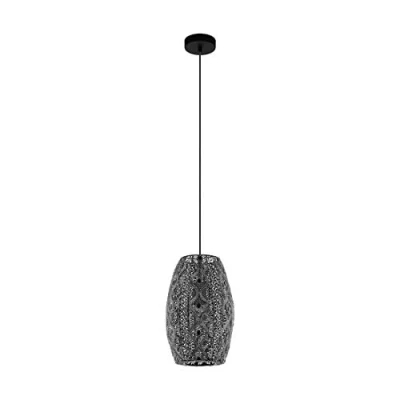 Afbeelding van EGLO Riyadh Hanglamp E27 Ø 22,5 cm Zwart