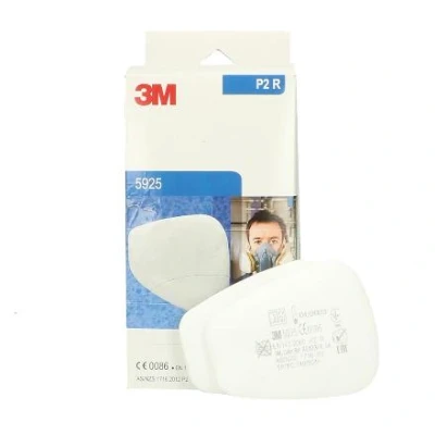 Afbeelding van 3M Filtre à poussière 5925 P2, p/2, 3M, Blanc Convient aux l&#039;élevage d&#039;animaux