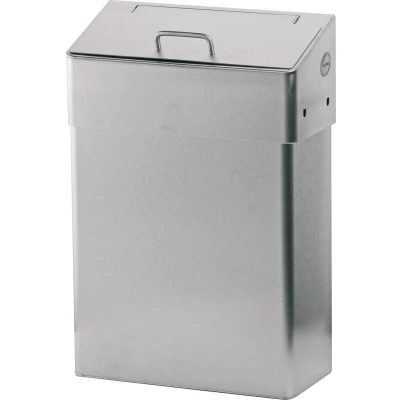 Afbeelding van Santral Hygiënebak 10 liter met inworpklep RVS