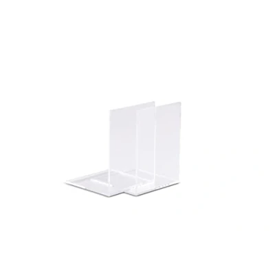 Afbeelding van Boekensteun MAUL acryl 12x12x17cm set 2 glashelder