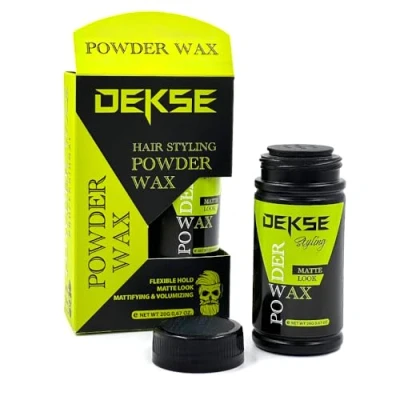 Image de Dekse Poudre de Cire pour Cheveux 20 g Matifiante et Volumisante Coiffante