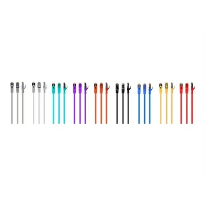 Image de Cablexpert Cordon de raccordement RJ 45 (M) pour 1.5 m SFTP CAT 6a moulé, sans halogène bleu