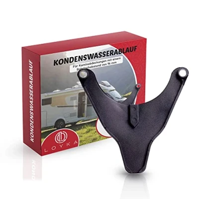 Afbeelding van Condenswaterafvoer 96 mm TRUMA gatafstand 5 stuks schoorsteenschild caravan camper accessoires afvoer voor schoorsteendeksel en kap