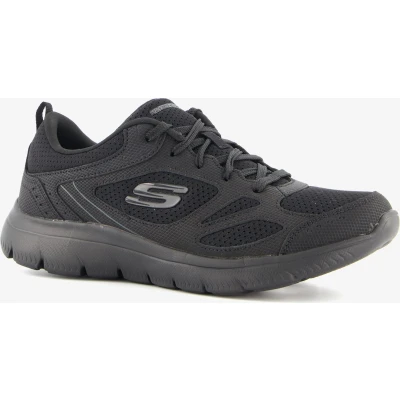 Afbeelding van Skechers Summits Suited dames sportschoenen Zwart Extra comfort Memory Foam Maat 36