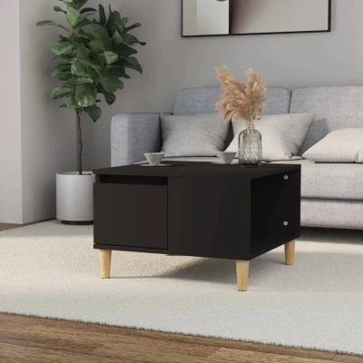 Afbeelding van Salontafel 55x55x36,5 cm bewerkt hout zwart