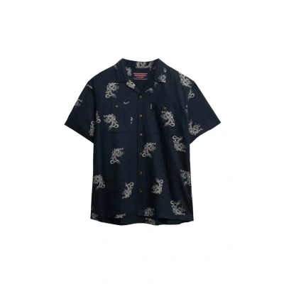 Afbeelding van Superdry Short Sleeve Overhemd, Heren, Maat: XL, Draconic navy