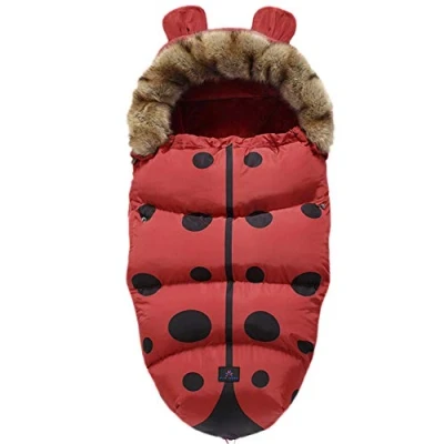 Image de Gorger Chancelière universelle pour landau, hiver, chaud, imperméable, coupe vent, convient poussette, siège auto, lit de bébé