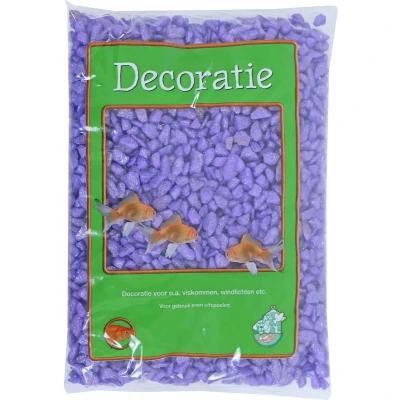 Afbeelding van Zak a 1 kg glitter gravel lila Gebr. de Boon