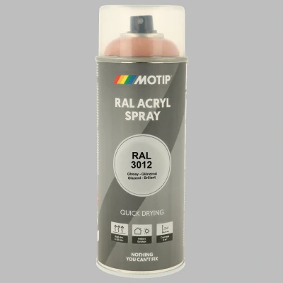 Afbeelding van MOTIP 07087 RAL lak spuitbus 3012 400ml
